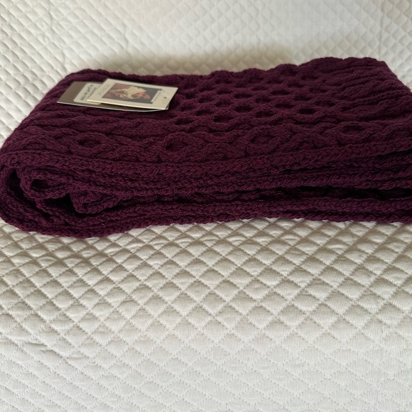 ♥️Irish Aran Sweater Market Merino Wool Snood Infinity Scarf - Picture 7 of 11